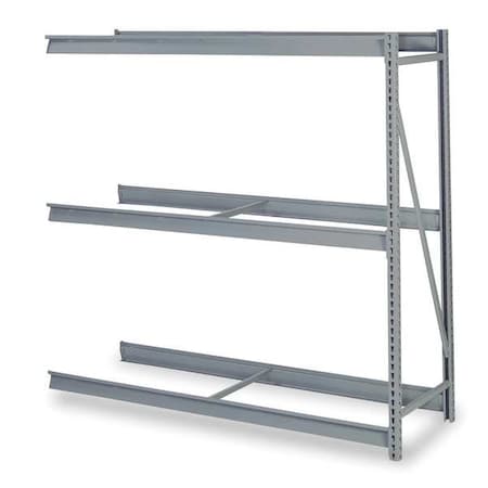 Lyon Add-On Bulk Storage Rack, 36 in D, 48 in W, 3 Shelves, Dove Gray DD67113