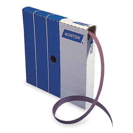 Norton Abrasives Abrasive Roll, 1" W x 150 ft.L, 220G, Brown 66261126271