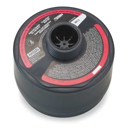 Msa Safety Canister, P100, Black/Magenta 10067469