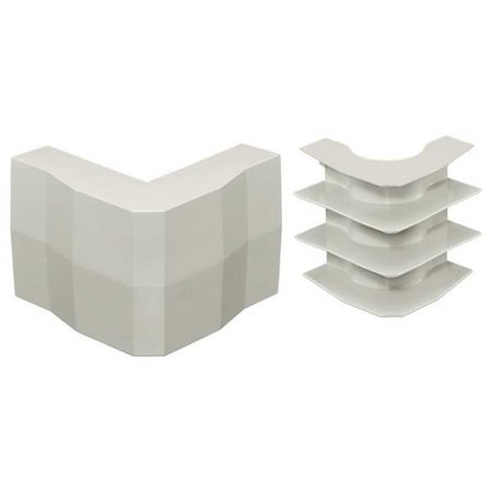 Hubbell Wiring Device-Kellems External Elbow Base and Cover, White PB3EEBCA