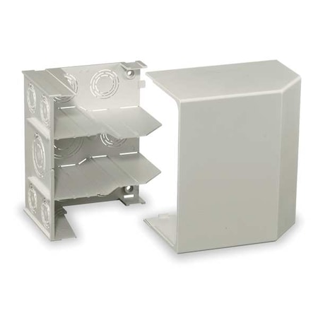 Hubbell Wiring Device-Kellems Ceiling Adapter, White, Super Base-Trak PS3CACF