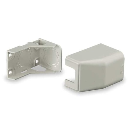 Hubbell Wiring Device-Kellems Ceiling Adapter, White, PVC, Premise-Trak PT12CA