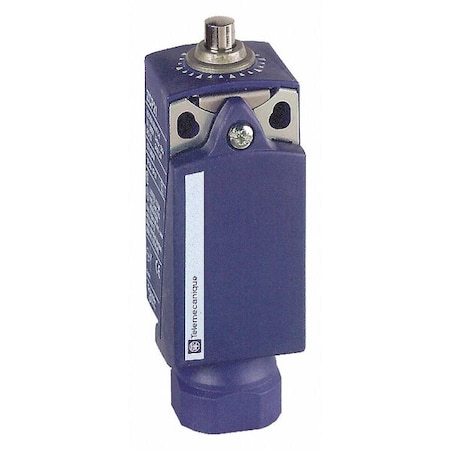 Telemecanique Sensors Limit Switch, Plunger, 1NC/1NO, 10A at 240V AC, Actuator Location: Top XCKP2110N12