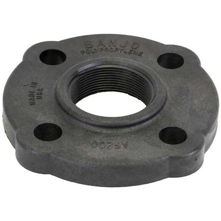 Banjo Flange, Polypropylene, 2", Schedule 80, 150 psi Max Pressure AF200