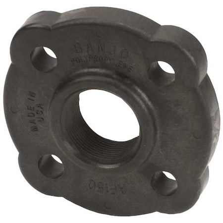 Banjo Flange, Polypropylene, 1-1/2", Schedule 80, 150 psi Max Pressure AF150