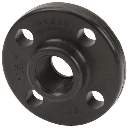 Banjo Flange, Polypropylene, 1", Schedule 80, 150 psi Max Pressure AF100