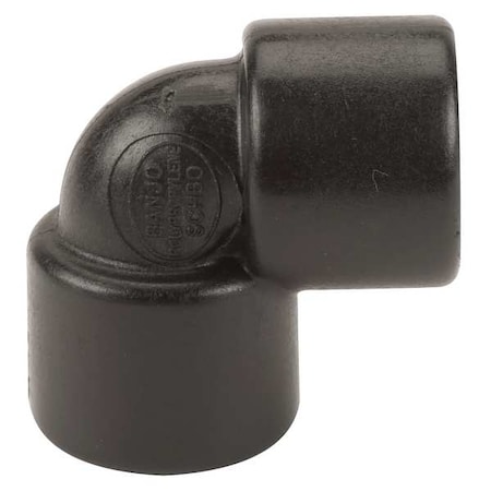 Banjo 90 Degree Elbow, Polypropylene, 1/2", Schedule 80, 300 psi Max Pressure EL050-90