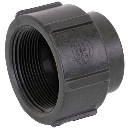 Banjo Reducing Coupling, Polypropylene, 2" x 1-1/4", Schedule 80, 300 psi Max Pressure RC200-125