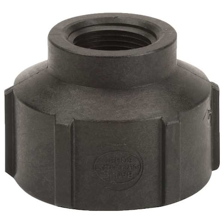 Banjo Reducing Coupling, Polypropylene, 2" x 1", Schedule 80, 300 psi Max Pressure RC200-100