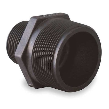 Banjo Reducing Nipple, Polypropylene, 1-1/2" x 1-1/4", Schedule 80, 300 psi Max Pressure RN150-125
