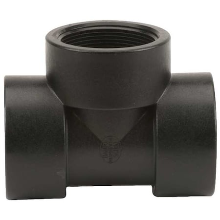 Banjo Tee, Polypropylene, 2", Schedule 80, 300 psi Max Pressure TEE200