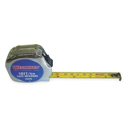 Westward 16 ft Tape Measure, 3/4 in Blade 1MKR8