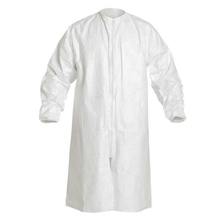 DUPONT Disposabl Lb Coat, 3XL, Wht, Tyvek(R), PK30 IC264SWH3X00300B