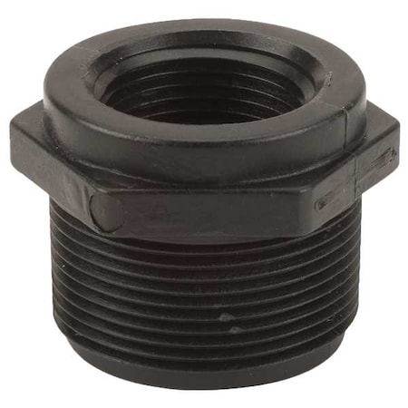 Banjo Reducing Bushing, Polypropylene, 1-1/2" x 1", Schedule 80, 300 psi Max Pressure RB150-100