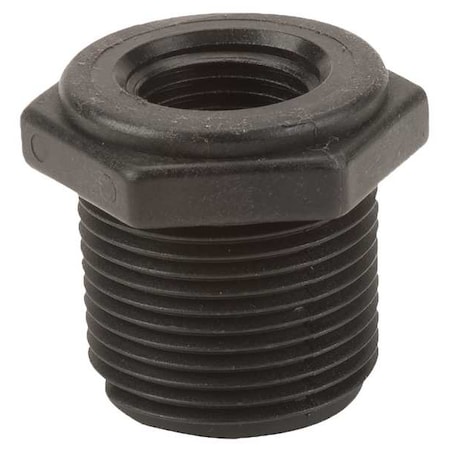 Banjo Reducing Bushing, Polypropylene, 1" x 1/2", Schedule 80, 300 psi Max Pressure RB100-050