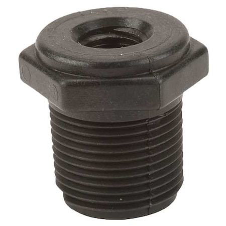 Banjo Reducing Bushing, Polypropylene, 3/4" x 1/4", Schedule 80, 300 psi Max Pressure RB075-025