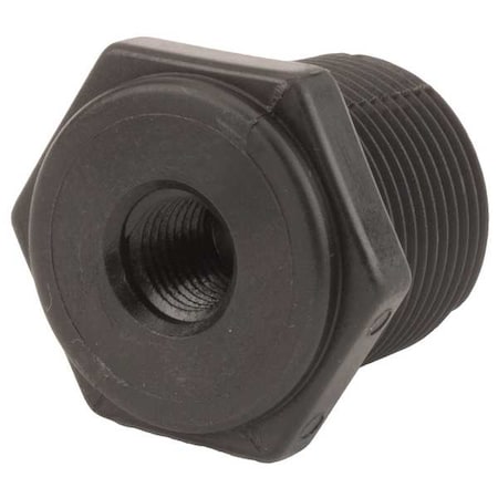 Banjo Reducing Bushing, Polypropylene, 1" x 1/4", Schedule 80, 300 psi Max Pressure RB100-025