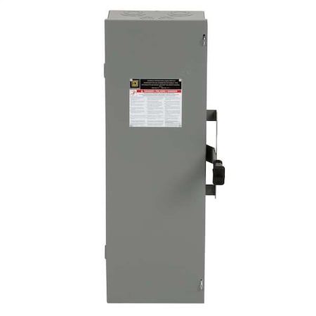 Square D Nonfusible, Safety Switch, Heavy Duty, 240 V, 2PDT DTU222