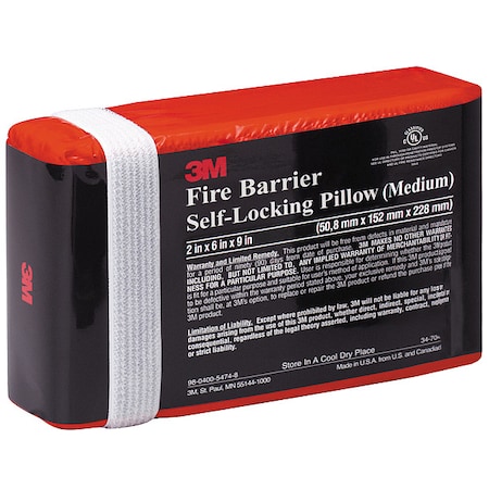 3M 9"L x 6"W Fire Barrier Self-Locking Pillows FB-269*
