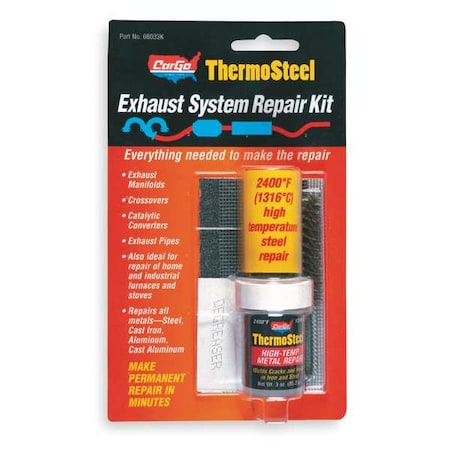 CRACKS 専用 Blue Magic Crack Repair Kit, High Temp, Dark Gray 18022KTRI