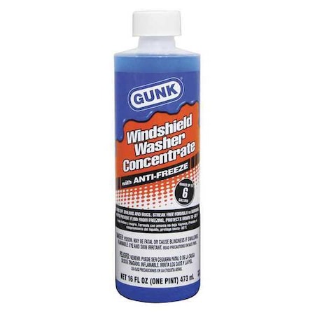 Gunk Windshield Washer, 16 oz., Plastic Bottle M516