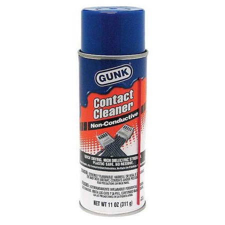 Gunk Gunk Electronic Contact Cleaner, 11.00 oz., 11 oz Aerosol Spray Can, Ready to Use PD11CC