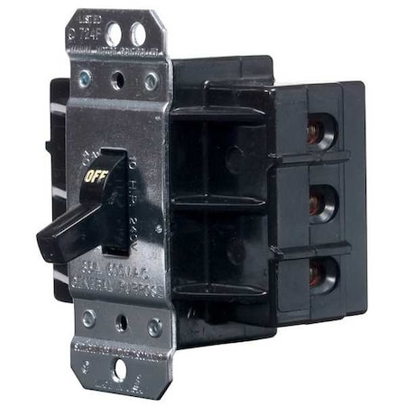 Hubbell Wiring Device-Kellems Manual Motor Switch, 85A, 600VAC, 3P HBL7883D