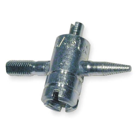 Tru-Flate 4 Way V Rpr Tool, 0.453 or 0.625 In, Stl 41-067