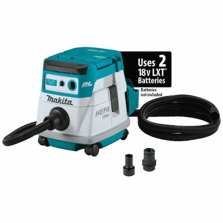 Makita Shop Vacuum, 15 in H, 14 in L XCV21ZX