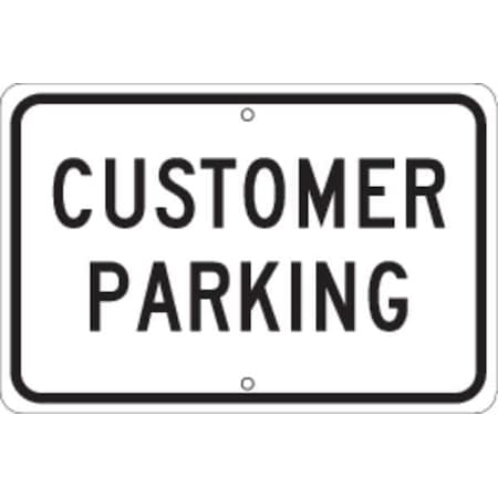Brady Parking Sign, 10"H, 14"W, Plastic, 25847 25847