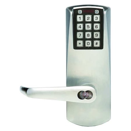 Simplex Electronic Lock, Satin Chrome, 12 Button E2031BLL62641