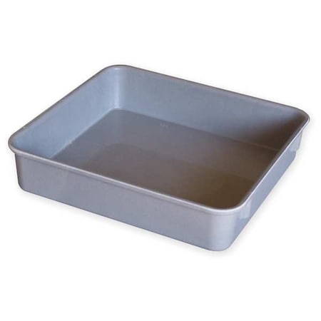 Mfg Tray Stack & Nest Storage Container, 1.4 gal, 9-3/4 in L x 9-1/4 in W x 4-1/2 in H, Gray 9231085136