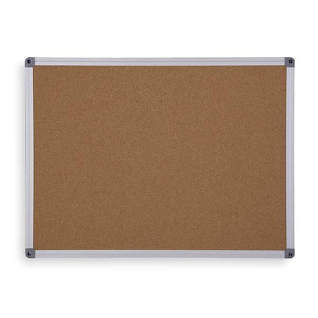 Zoro Select Cork Bulletin Board 36"H x 48"W 1NUL3
