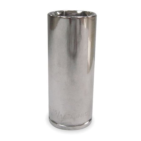 Westward 1/2 in Drive, 7/8" 6 pt. SAE Socket, 6 Points 1NUA2
