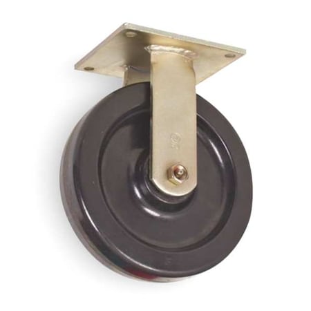 Zoro Select Rgd Plate Caster, Phenolic, 5 in., 1000 lb. 1NVK9