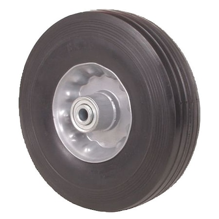 ZORO SELECT Solid Rubber Wheel, 6 in., 200 lb. 1NWY3