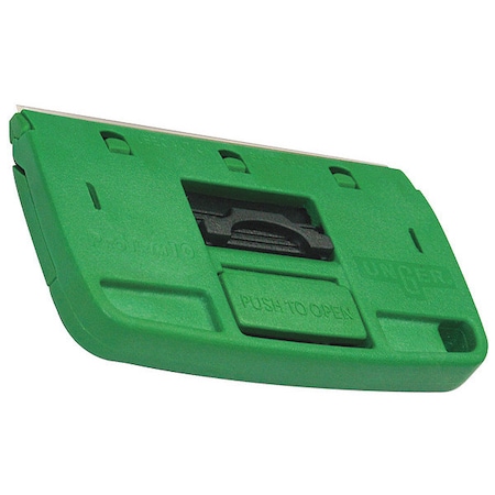 Unger Glass Scraper, Stiff, 1-1/2", Carbon Steel TX100