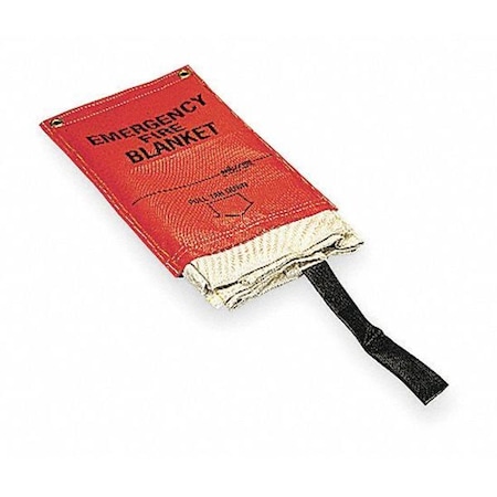 Sellstrom Fire Blanket and Pouch, Fiberglass S97450