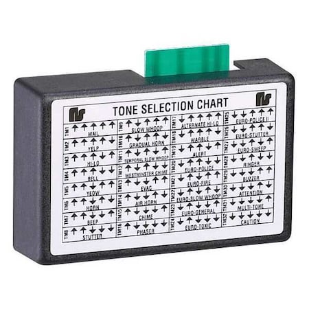 FEDERAL SIGNAL Universal Tone Module, Black/White UTM