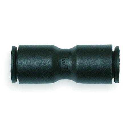 Legris Nylon Union, Push-to-Connect x Push-to-Connect, For 5/16 in x 5/16 in Tube OD, Black, 10 PK 3106 08 00