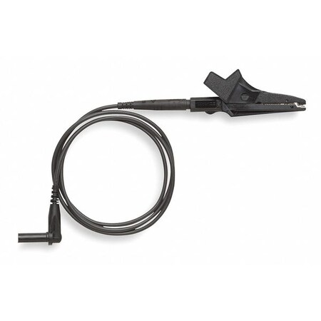 Pomona Electronics Alligator Clip Test Lead, 36 In. L, Black 6570-36-0