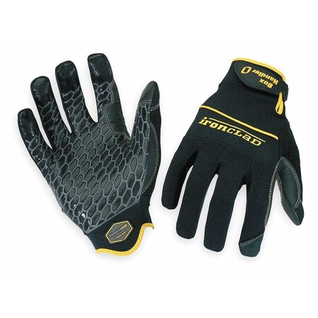 Ironclad Performance Wear Mechanics Gloves, 2XL, Black, Synthetic BHG-06-XXL