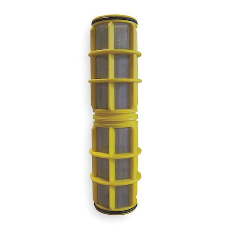 Amiad Filter Screen, Yellow, 10" Length, 2" Dia 700101-000364