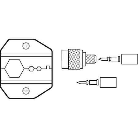 Ideal Replacement Die, For RG8/11, RG213, RG216 30-577