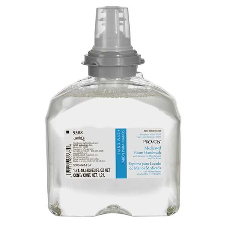 Provon 1200 ml Foam Hand Soap Refill Cartridge, 2 PK 5388-02