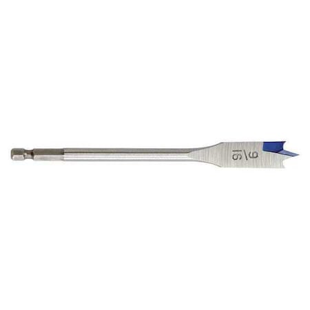 Irwin Spade Bit, 9/16 In D, 6 In L, I/4 Shank 88809