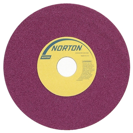 Norton Abrasives Grinding Wheel, T1, 7x1/2x1.25, AO, 46G, PK5 69936662084