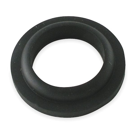 Zoro Select 1-1/4 Dia, Rubber, Black/Rubber, Lavatory, Gasket 1PNV5
