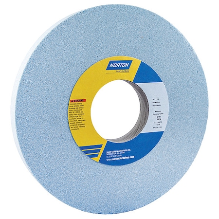 Norton Abrasives Grinding Wheel, T1, 10x1x3, CA, 46G, Med, Blue 66253160402