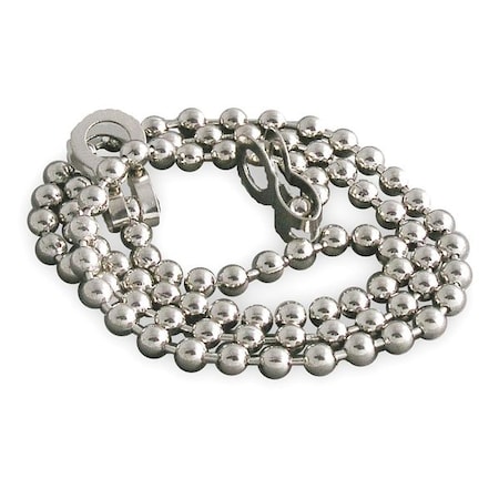 Zoro Select Stopper Chain, Nickel, PK5 1PPH2